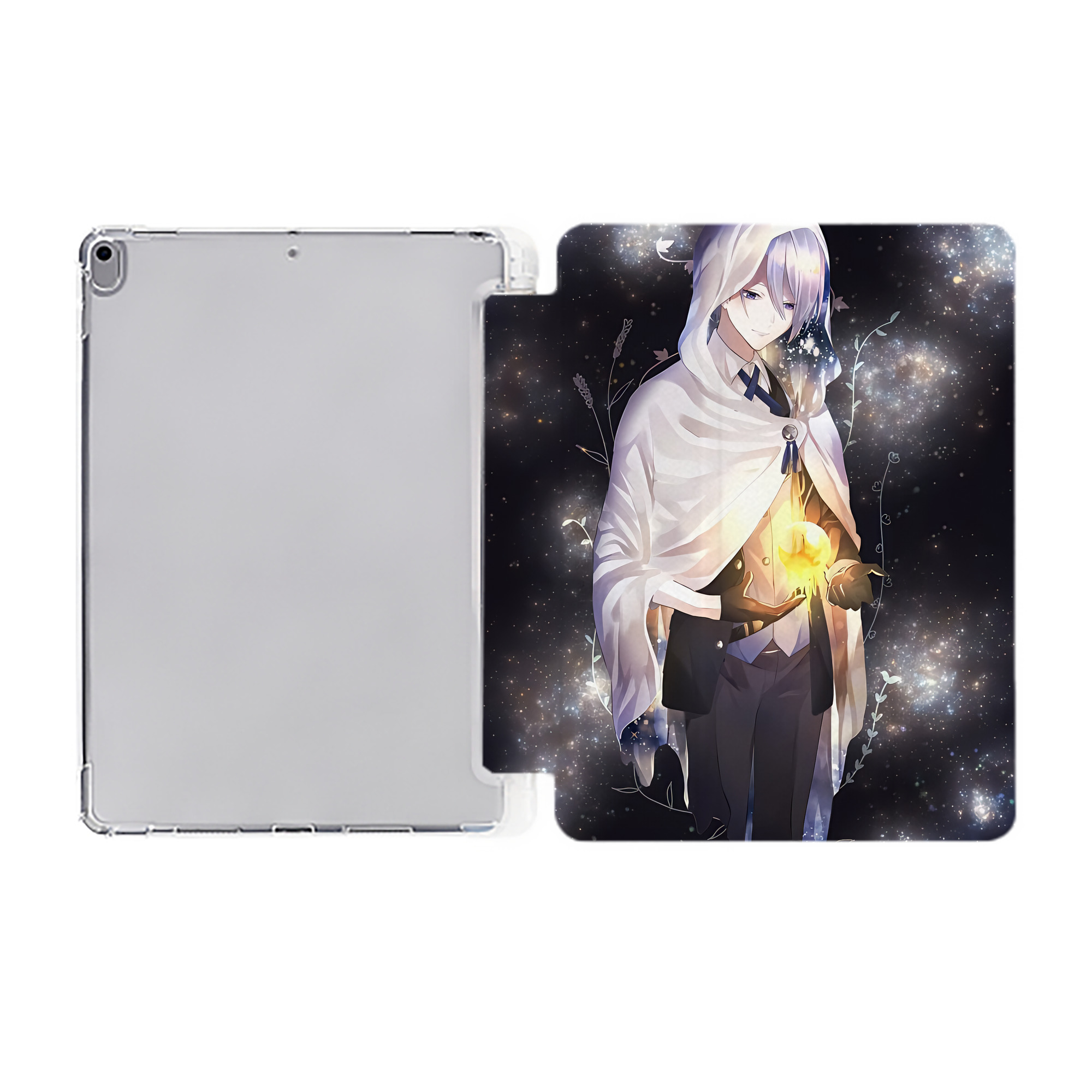 （画像用） 刀剣乱舞 Touken Ranbu IPad ケース ペン収納付き 三つ折りスタンド PUレザー×シリコン 対応機種9.5/10.5/10.9インチ
